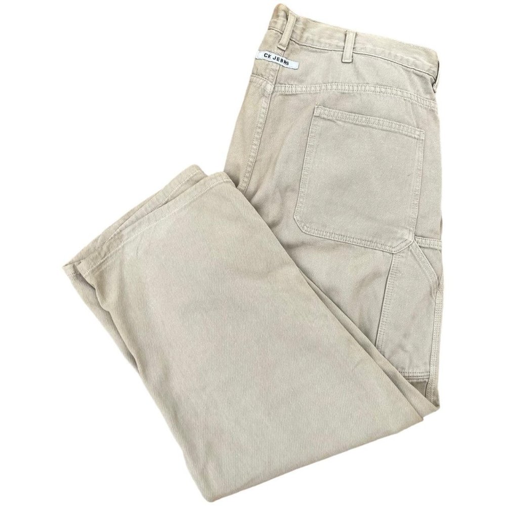 Vintage Calvin Klein Tan Work Jeans/Pants